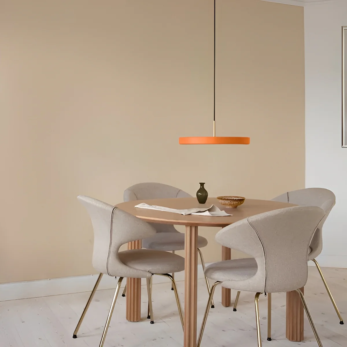 Lampa wisząca ASTERIA PLUS pomarańczowy ze złotą wstawką - Image 5