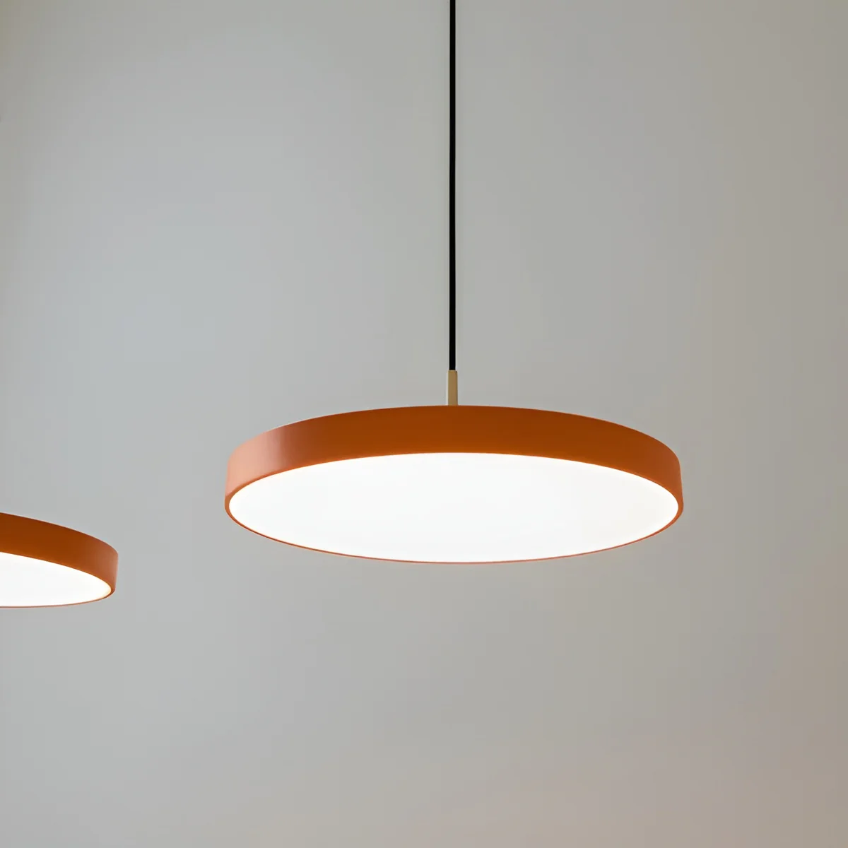 Lampa wisząca ASTERIA PLUS pomarańczowy ze złotą wstawką - Image 7