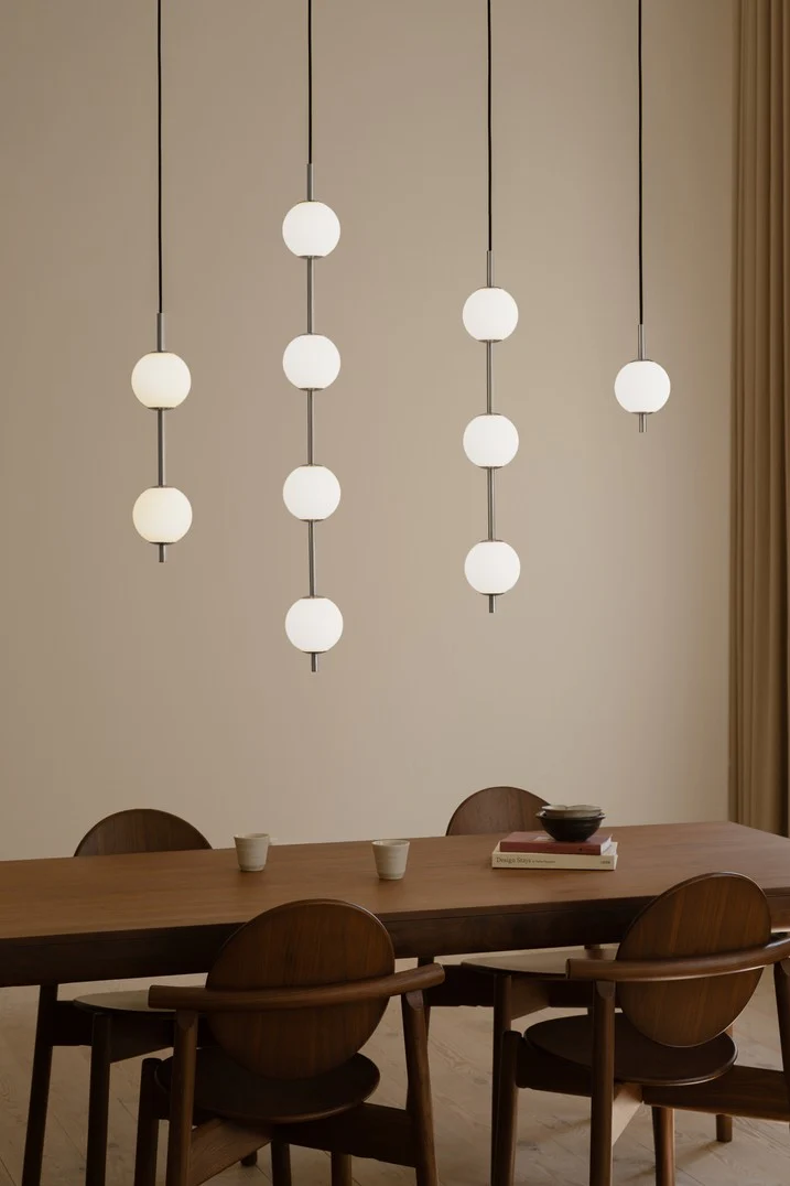 Lampa wisząca AUDREY biały ze srebrną wstawką - Image 6