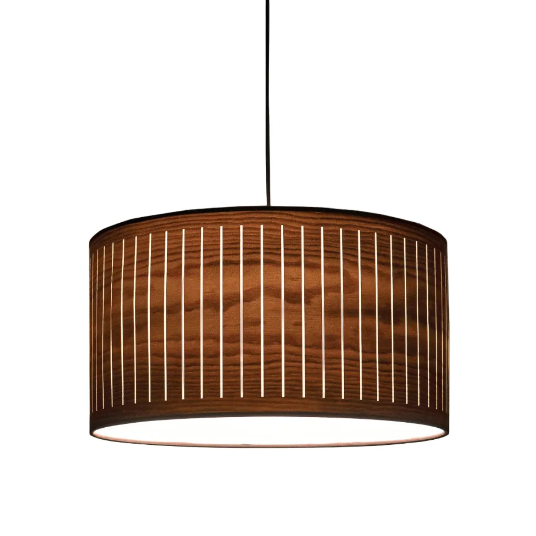 Lampa wisząca AUTUMN drewno orzechowe