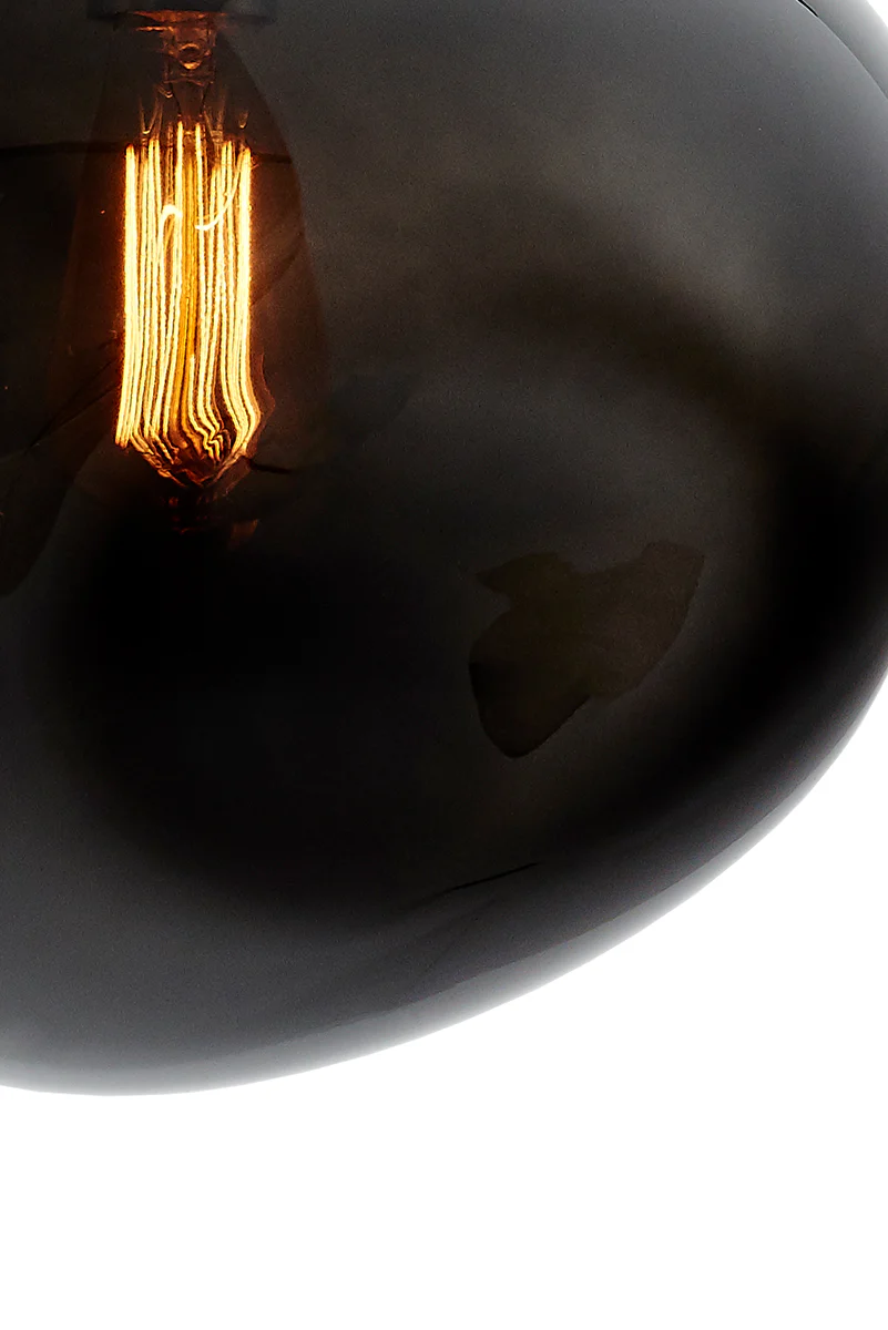 Lampa wisząca AVIA dymiony czarny ze srebrnym wykończeniem - Image 8
