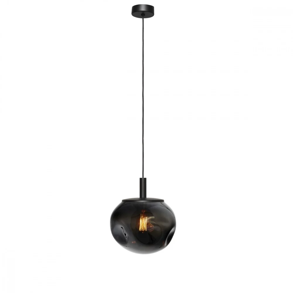 Lampa wisząca AVIA dymiony czarny z czarnym wykończeniem - Image 3