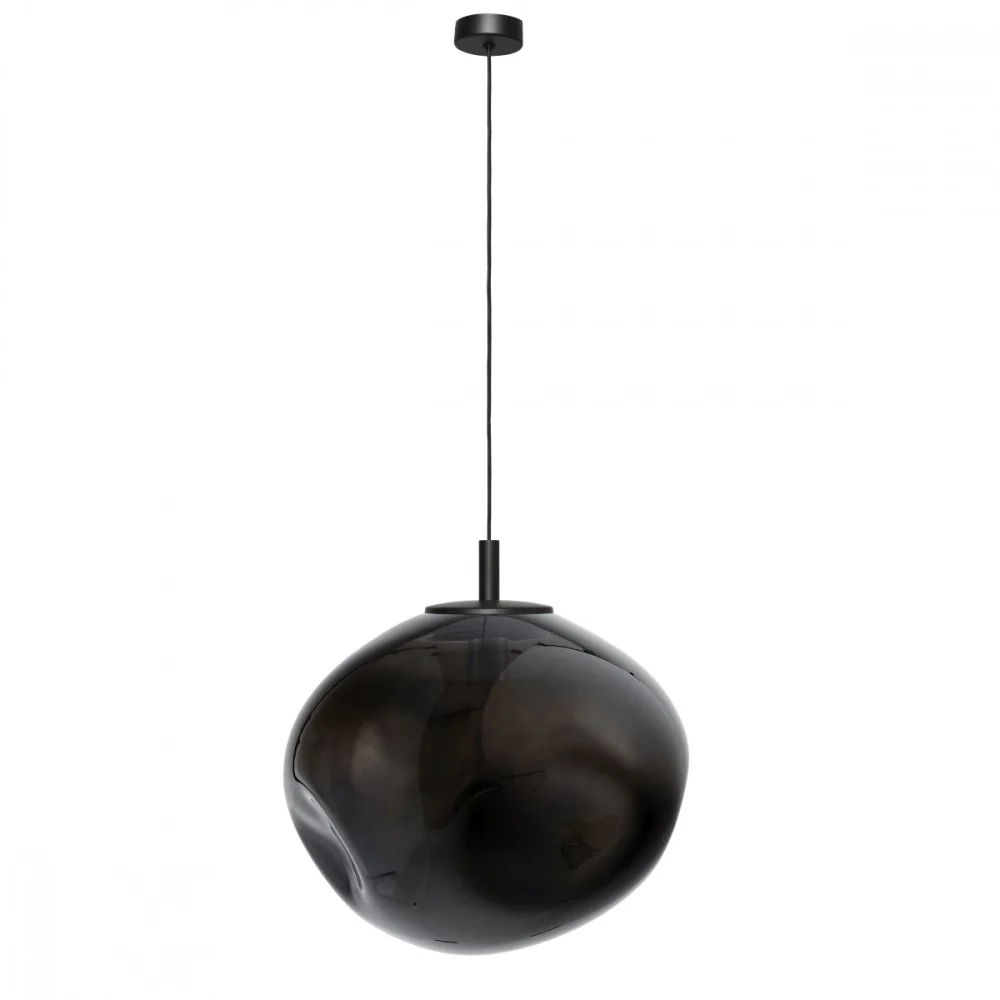 Lampa wisząca AVIA dymiony czarny z czarnym wykończeniem - Image 7