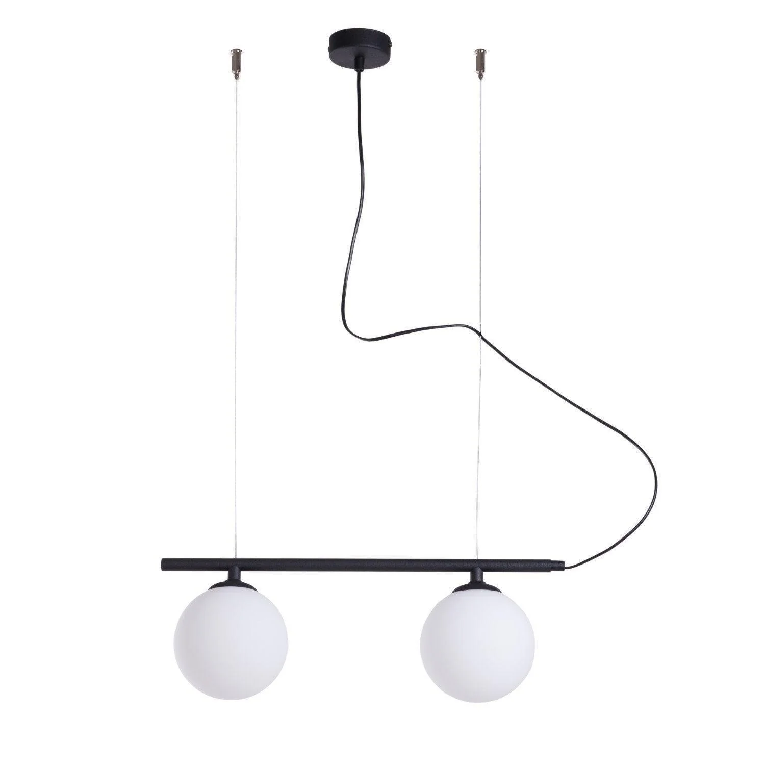 Lampa wisząca BERYL GLASS DUO czarny