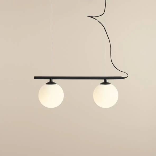 Lampa wisząca BERYL GLASS DUO czarny - Image 4
