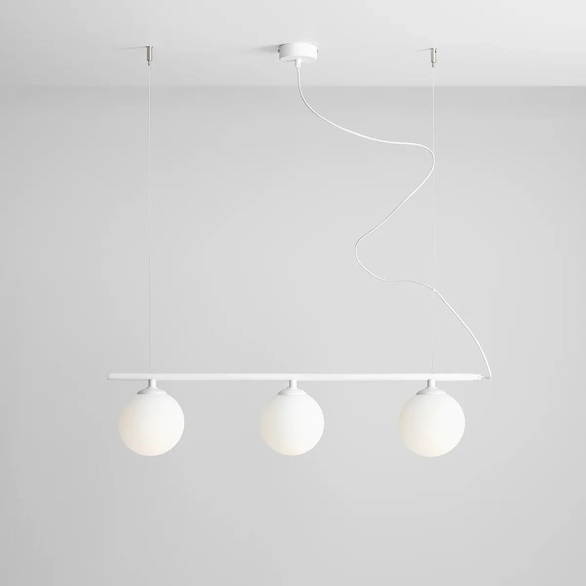 Lampa wisząca BERYL GLASS TRIO biały - Image 3