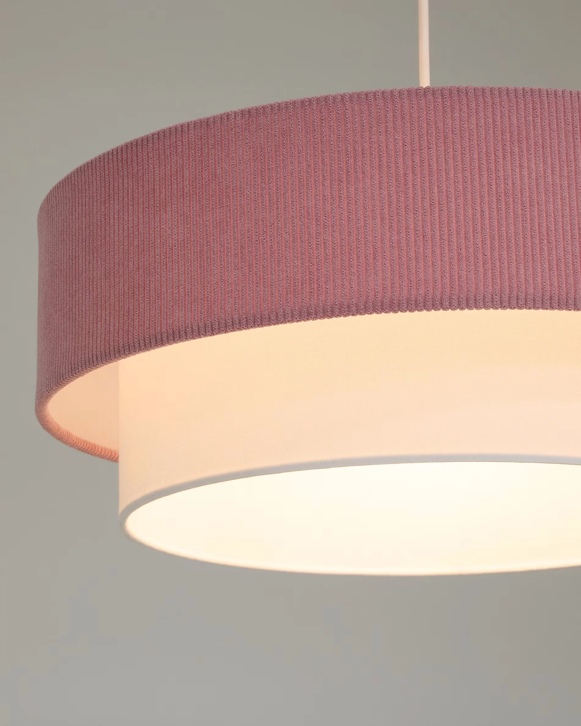 Lampa wisząca BIANELLA różowy z białym - Image 3