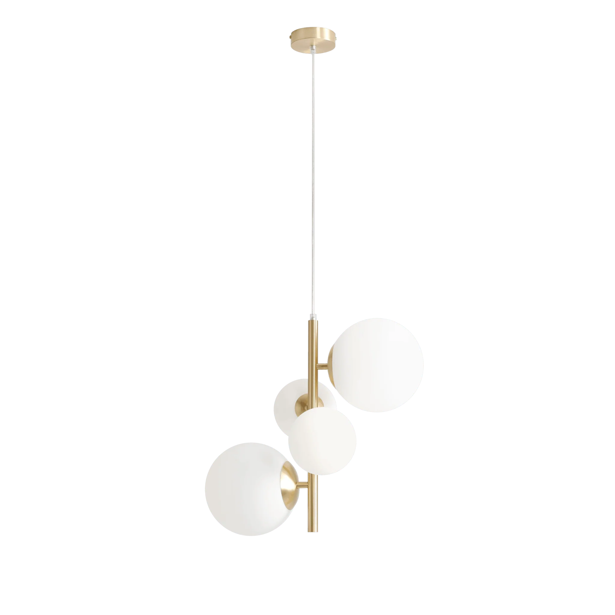 Lampa wisząca BLOOM QUATRO mosiężny