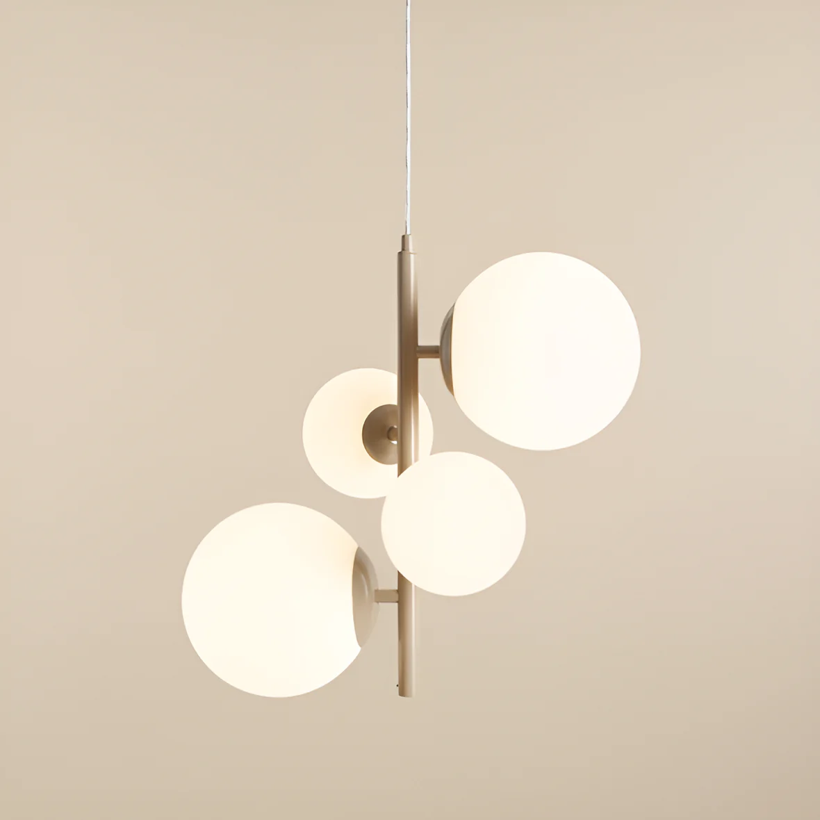 Lampa wisząca BLOOM QUATRO beżowy - Image 4