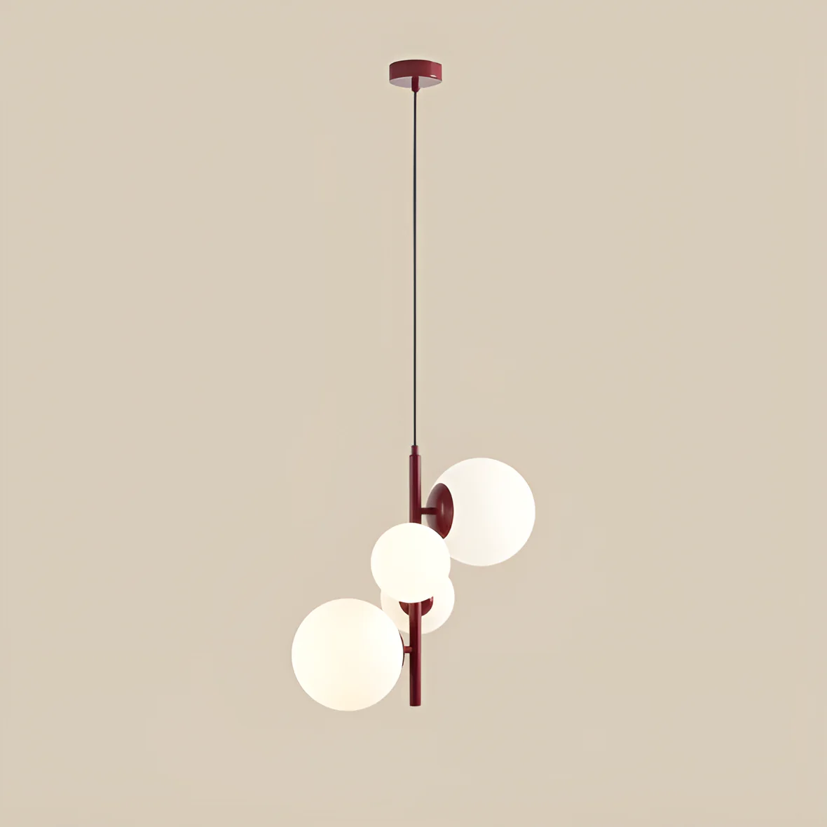 Lampa wisząca BLOOM QUATRO bordowy - Image 3