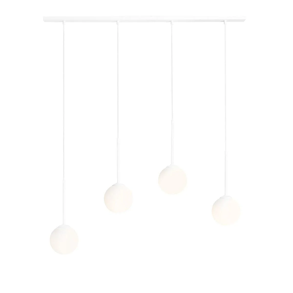 Lampa wisząca BOSSO QUATRO biały