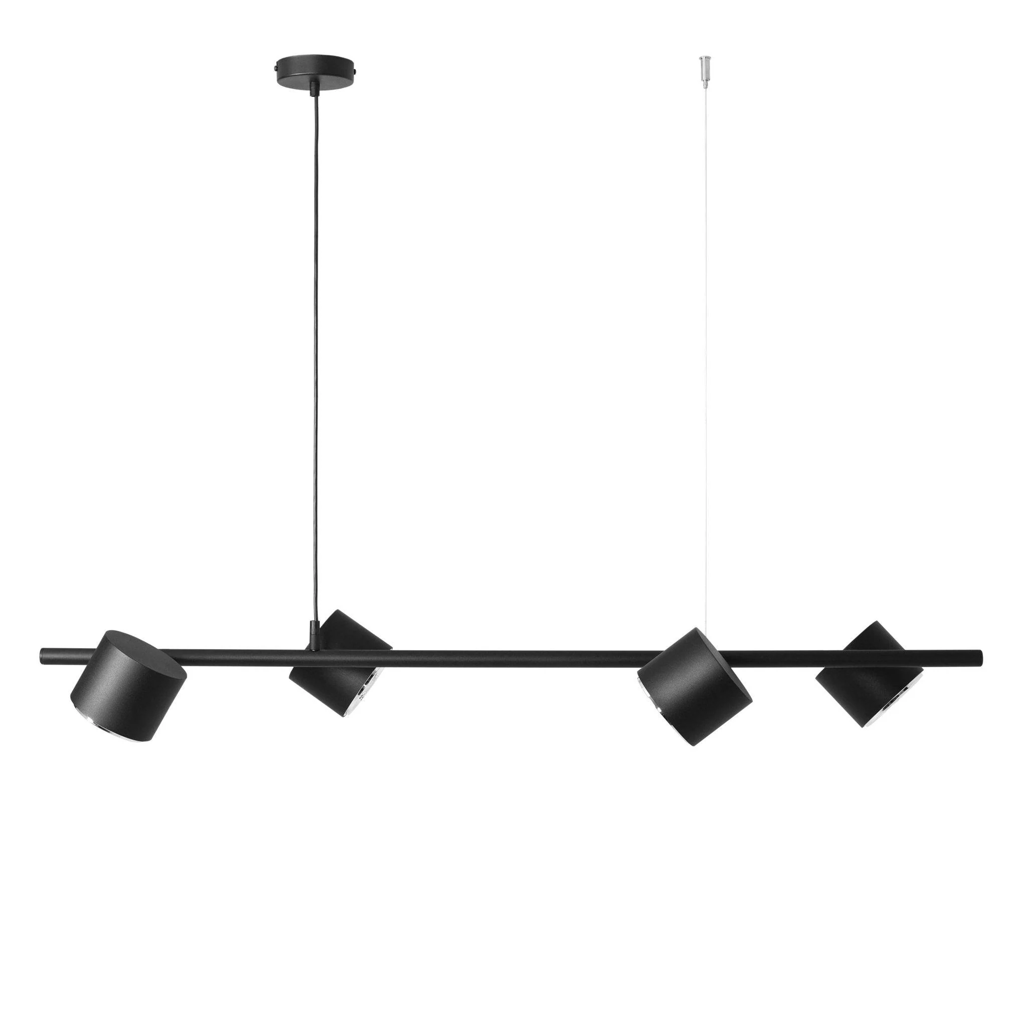 Lampa wisząca BOT QUATRO czarny