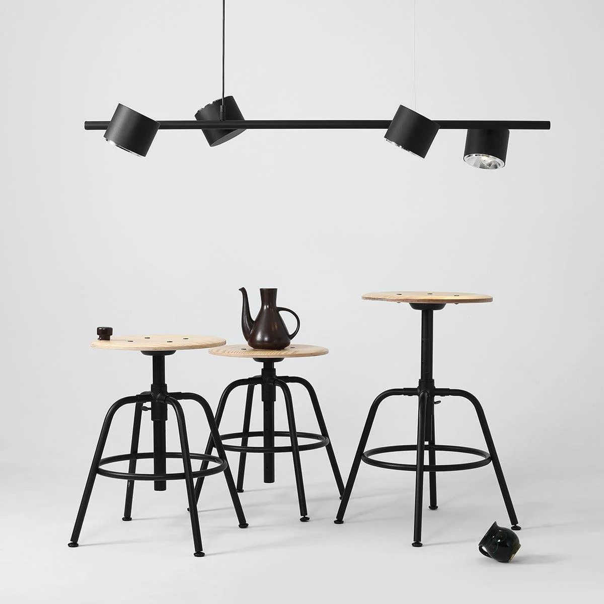 Lampa wisząca BOT QUATRO czarny - Image 4