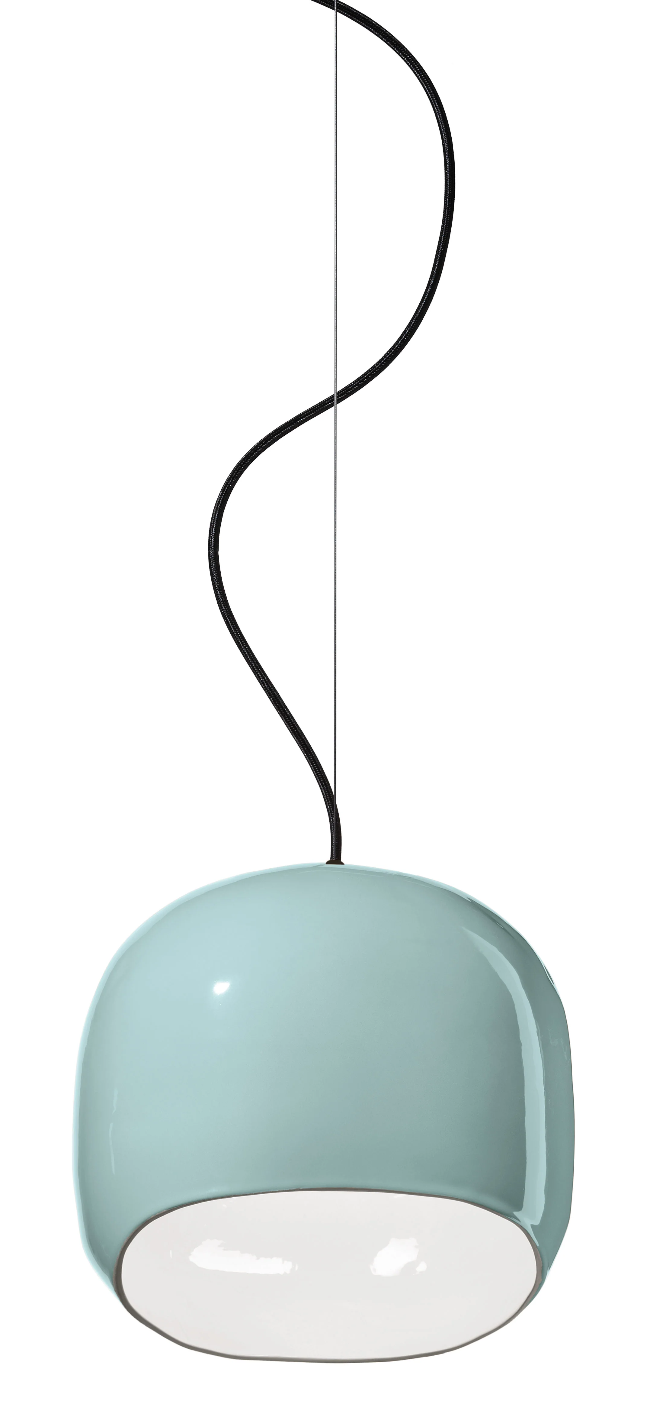 Lampa wisząca ceramiczna AYRTON błękitny - Image 3