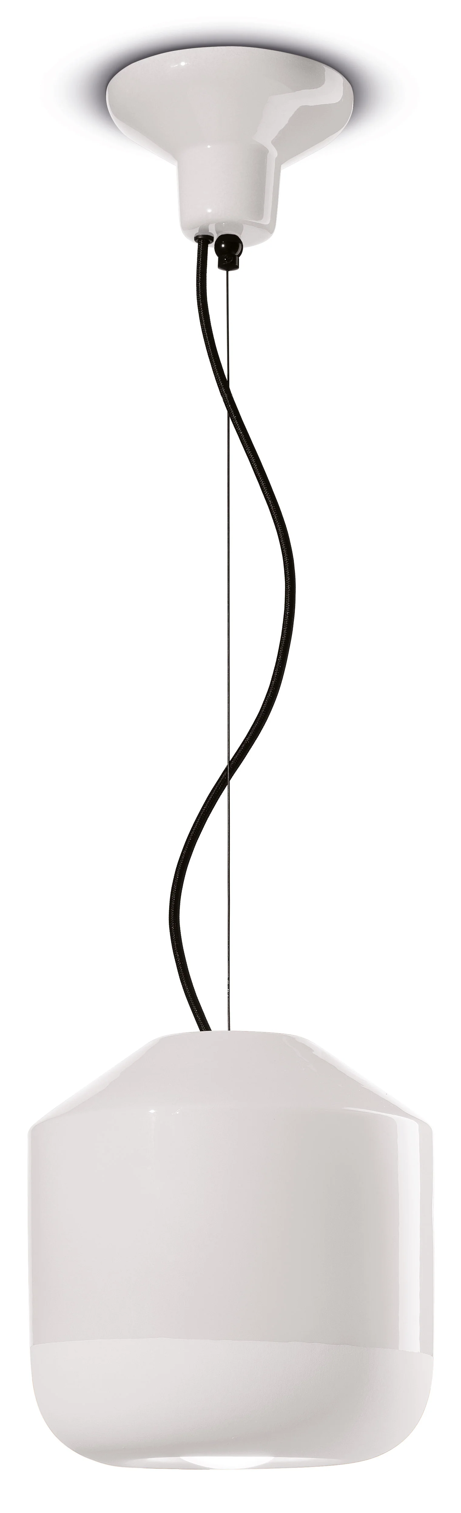 Lampa wisząca ceramiczna BELLOTA biały - Image 3