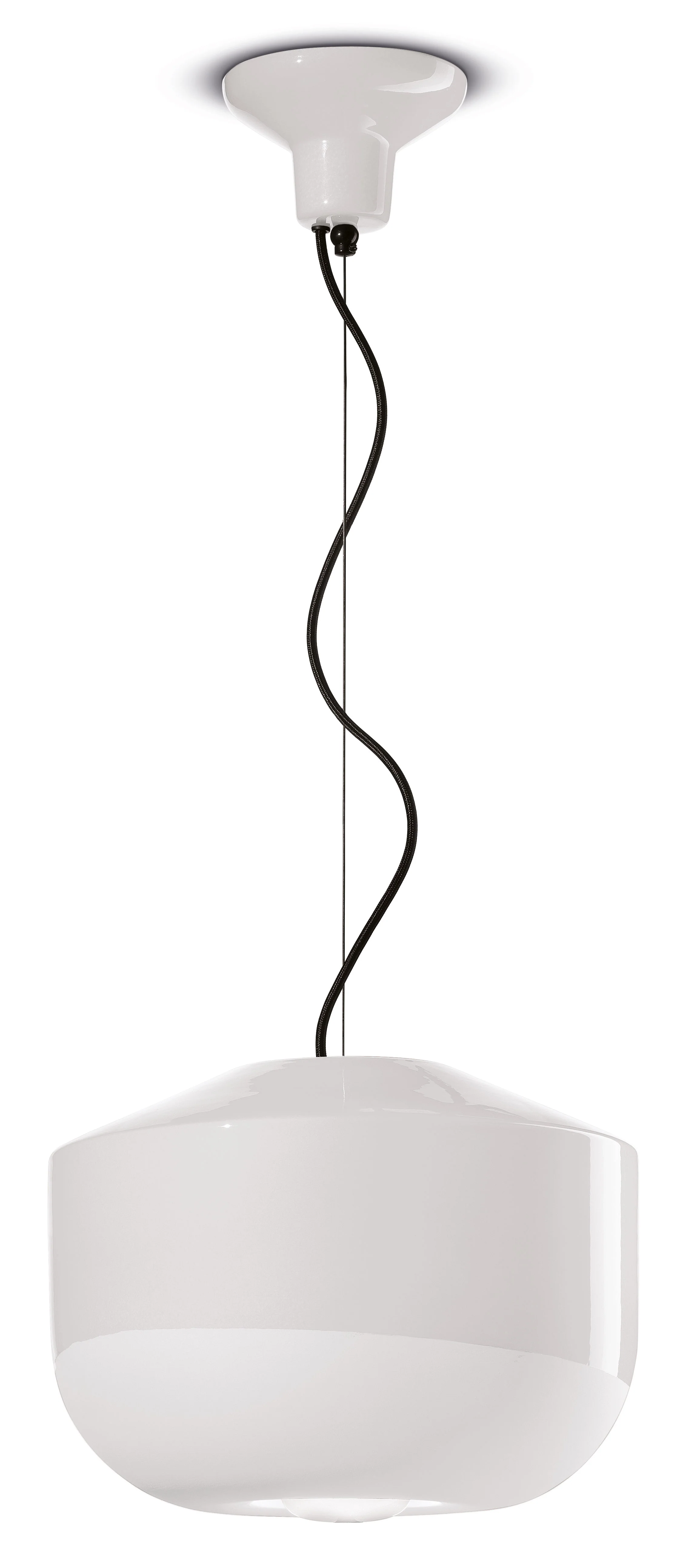 Lampa wisząca ceramiczna BELLOTA biały - Image 5