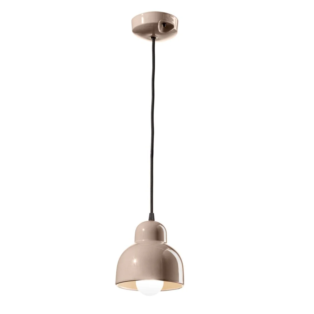 Lampa wisząca ceramiczna BERIMBAU beżowy - Image 5