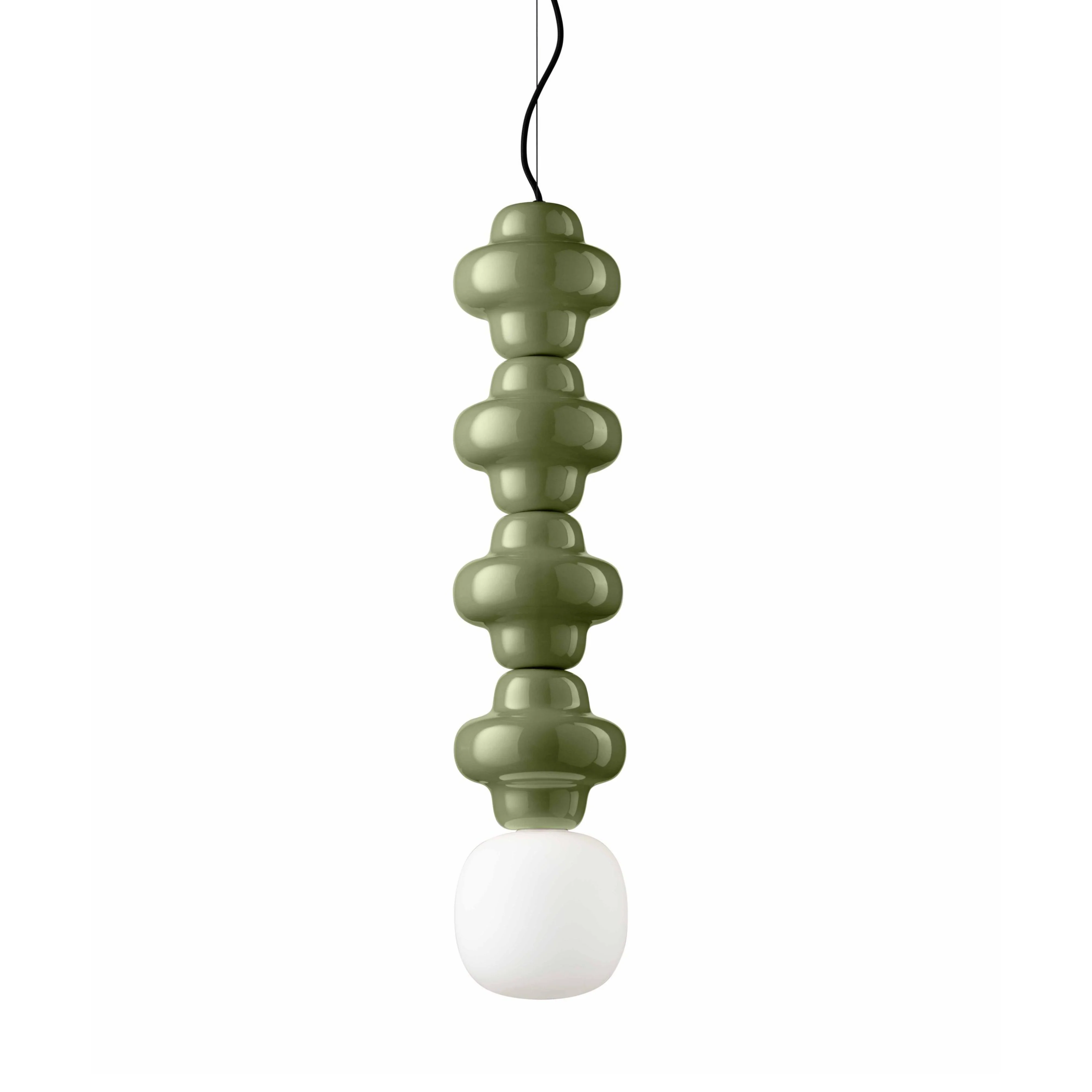 Lampa wisząca ceramiczna COPACABANA 4 szałwiowy