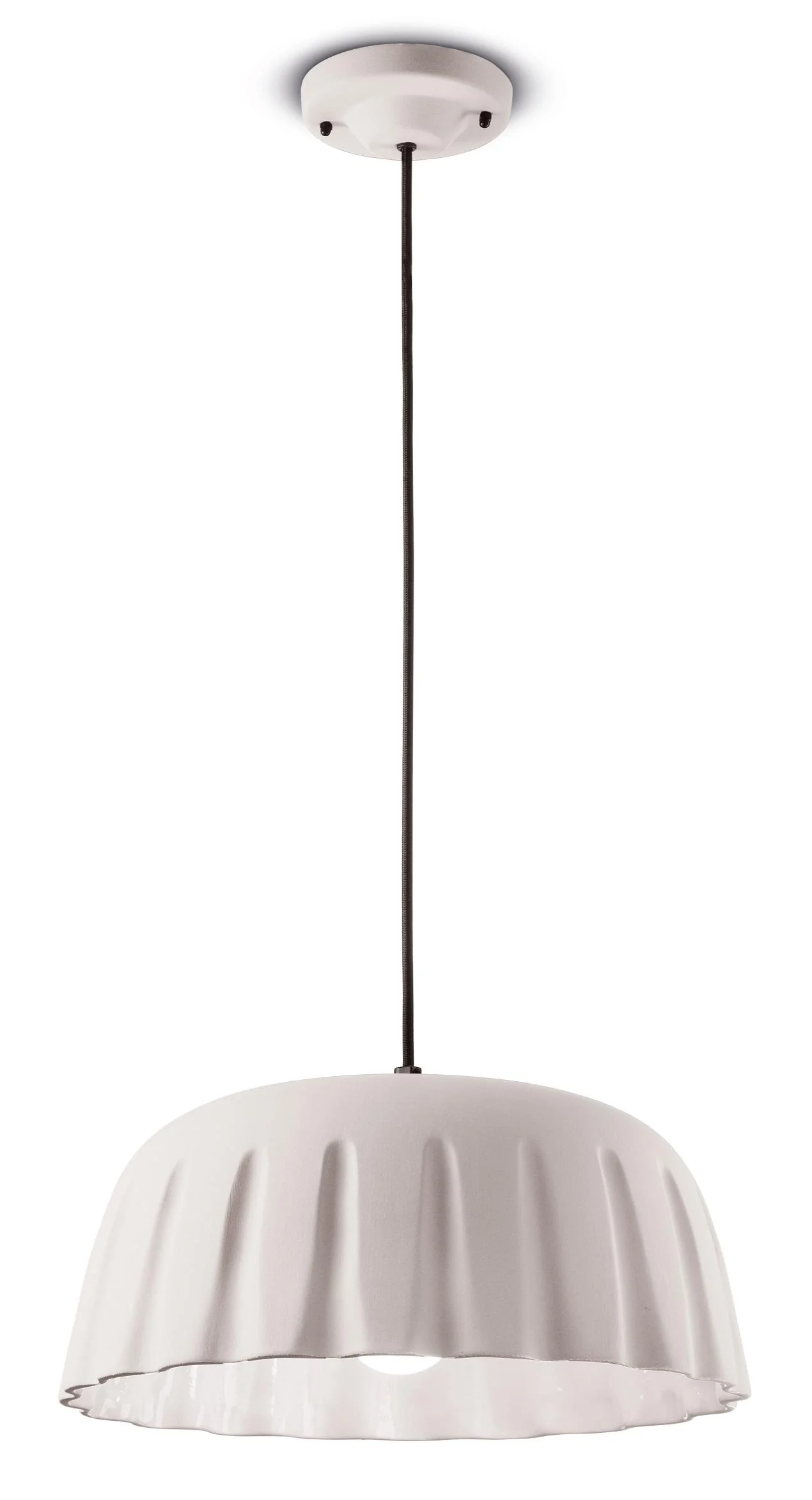 Lampa wisząca ceramiczna MADAME GRES biały - Image 3