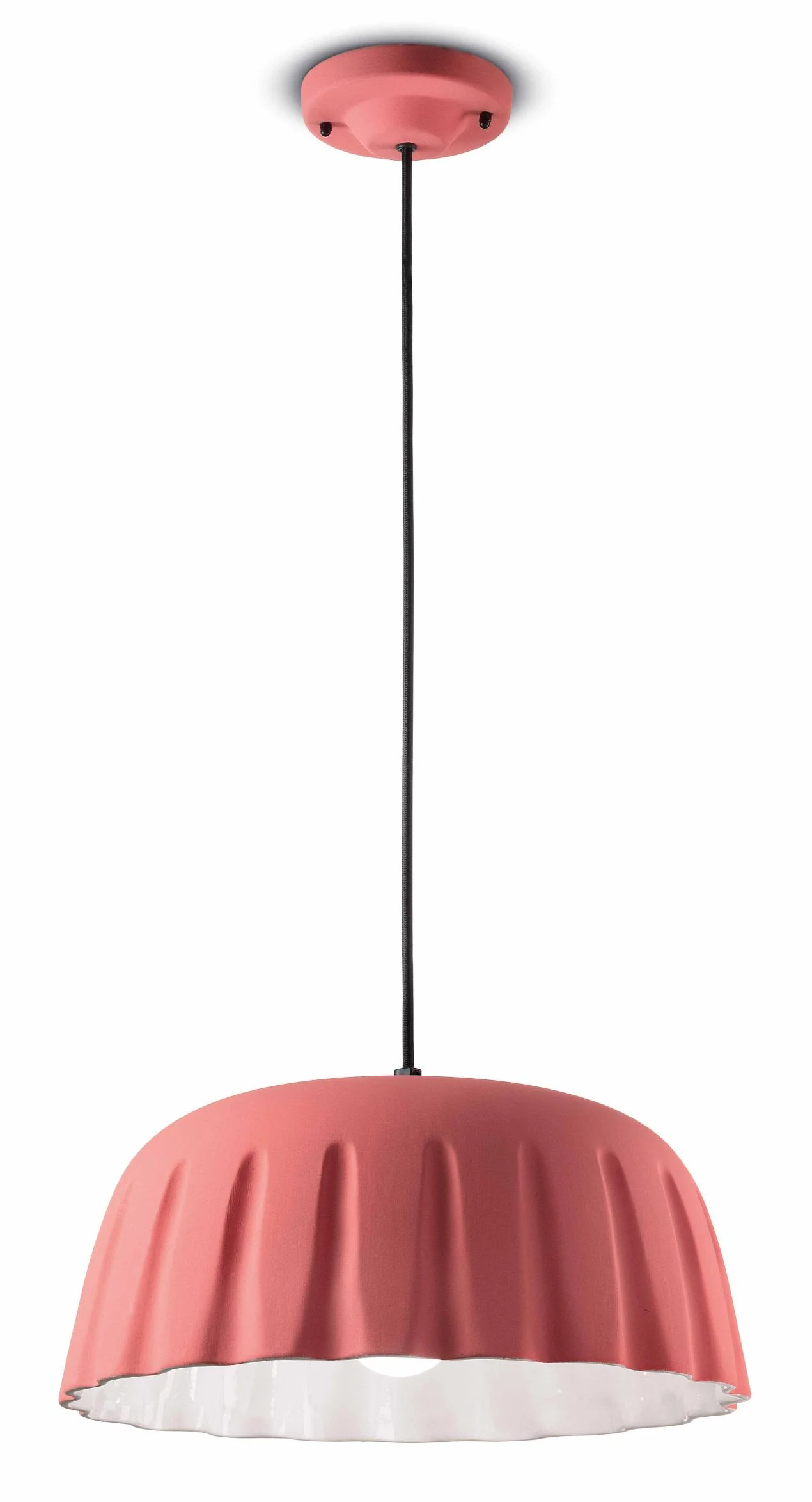 Lampa wisząca ceramiczna MADAME GRES koralowy - Image 3
