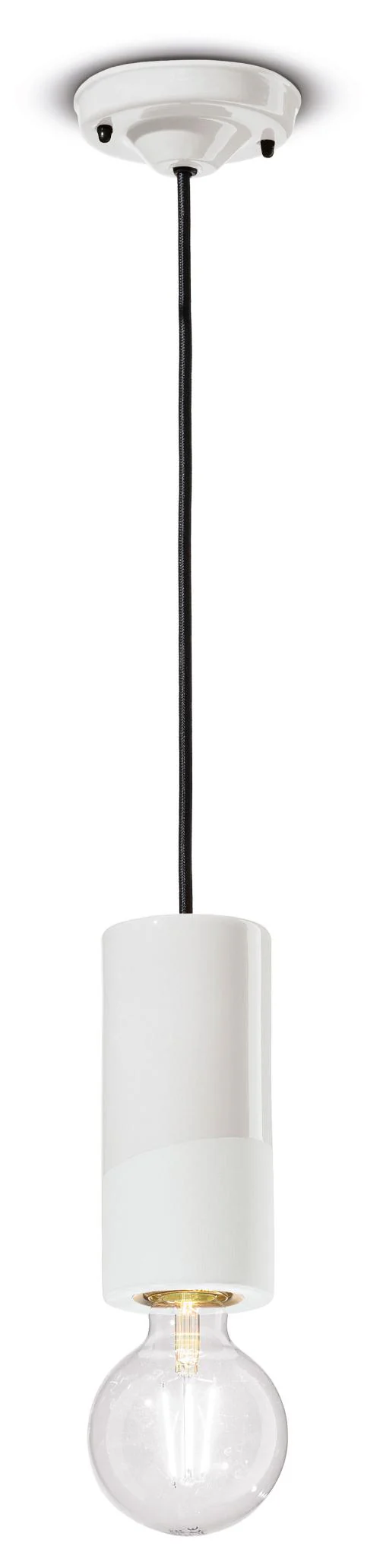 Lampa wisząca ceramiczna PI biały - Image 4