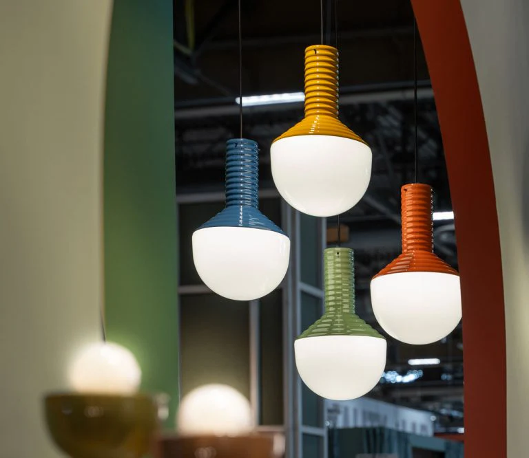 Lampa wisząca ceramiczna SELARÒN żółty - Image 2