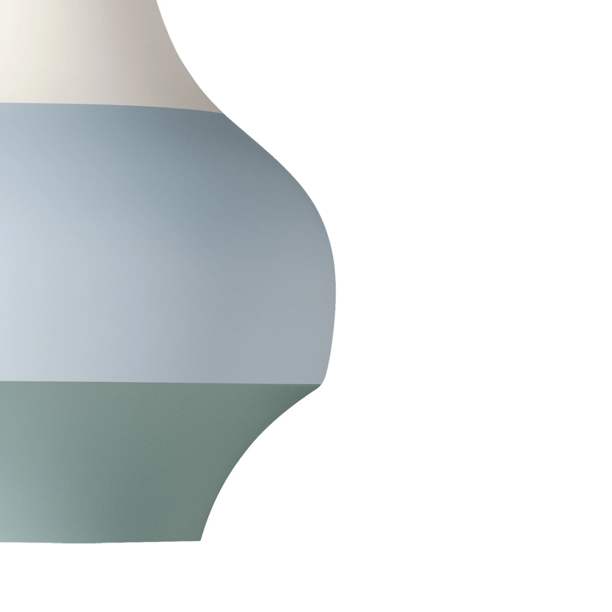 Lampa wisząca CIRQUE biało-niebieski z miedzianą końcówką - Image 5