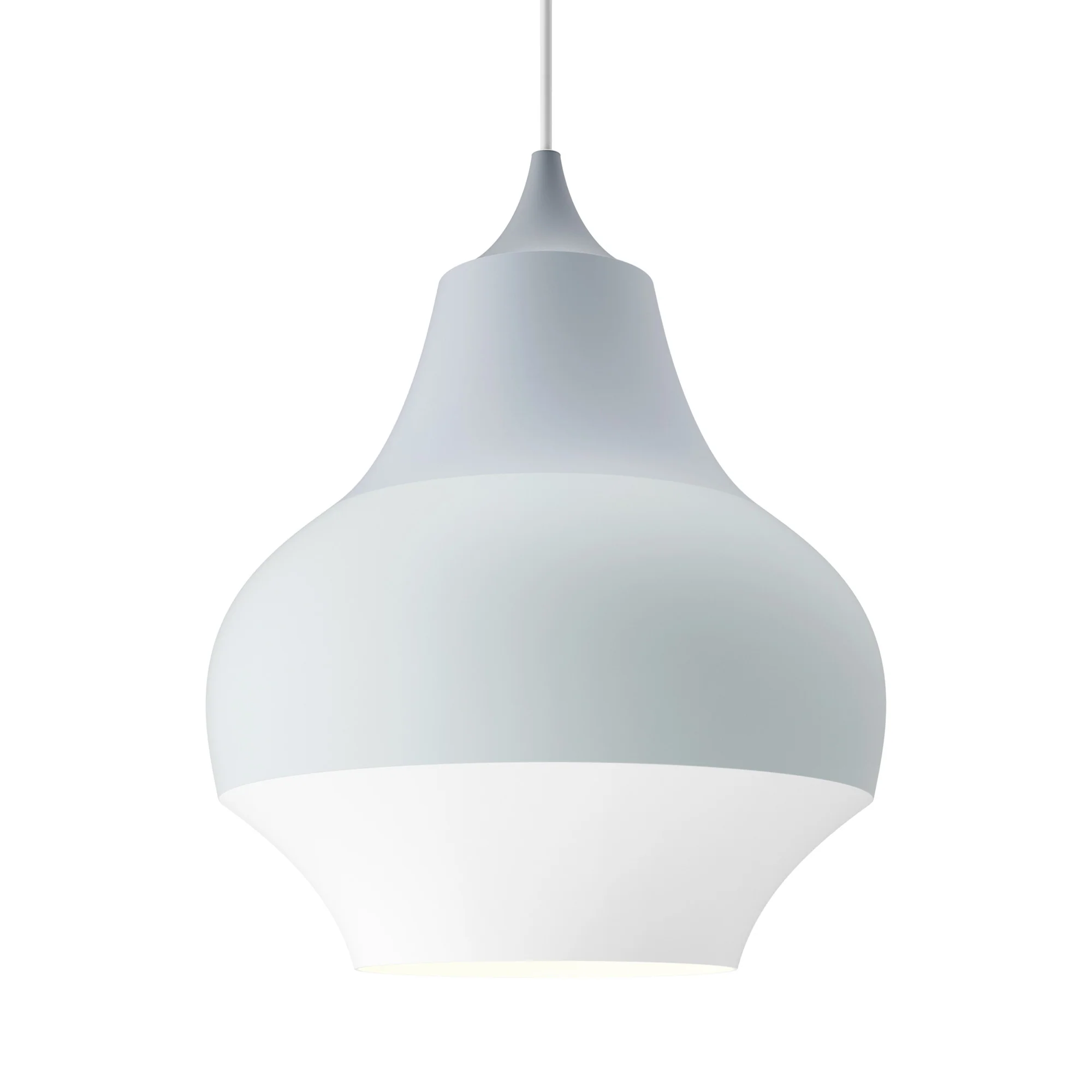 Lampa wisząca CIRQUE biały z szarą końcówką - Image 5