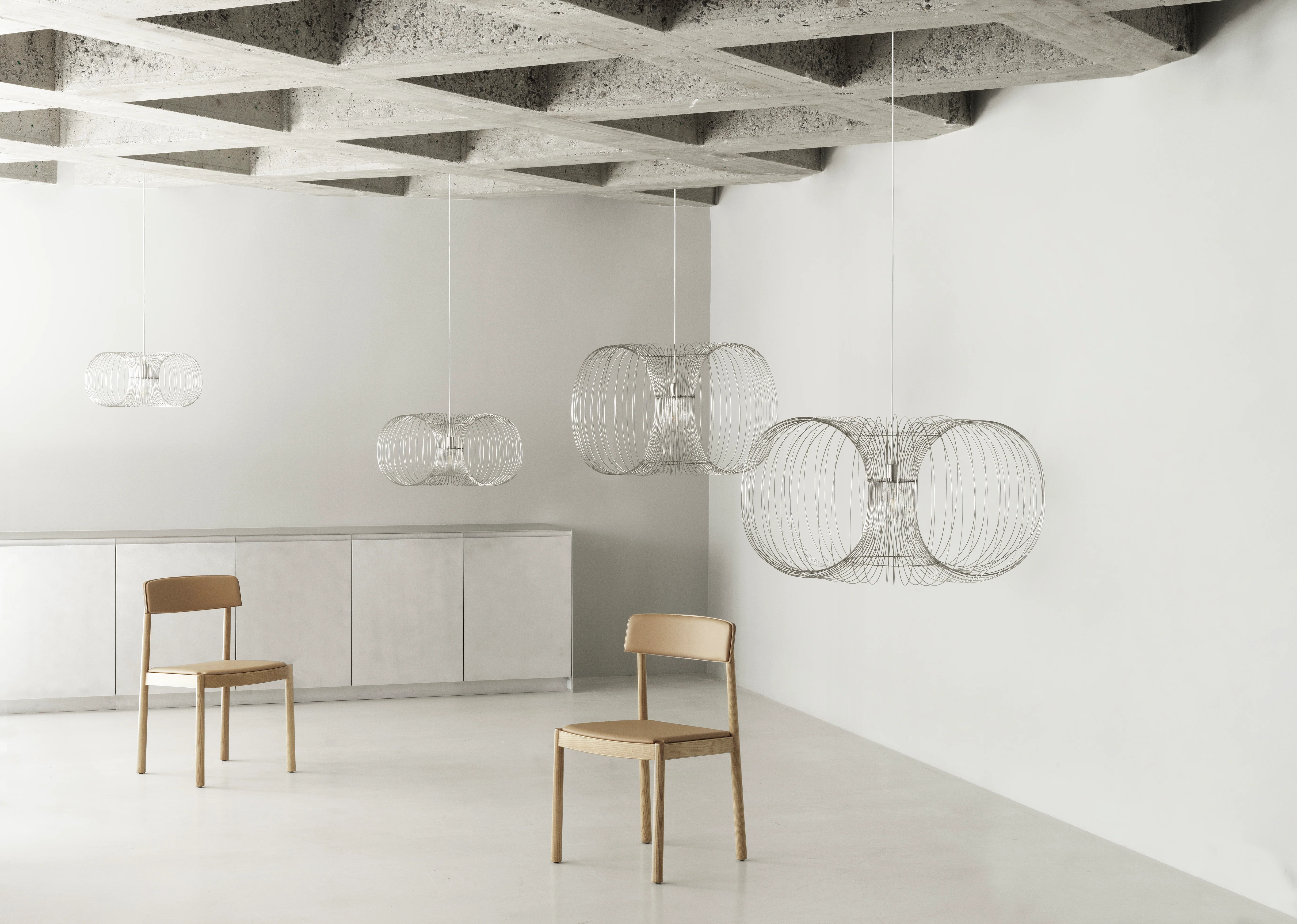 Lampa wisząca COIL stal nierdzewna - Image 7