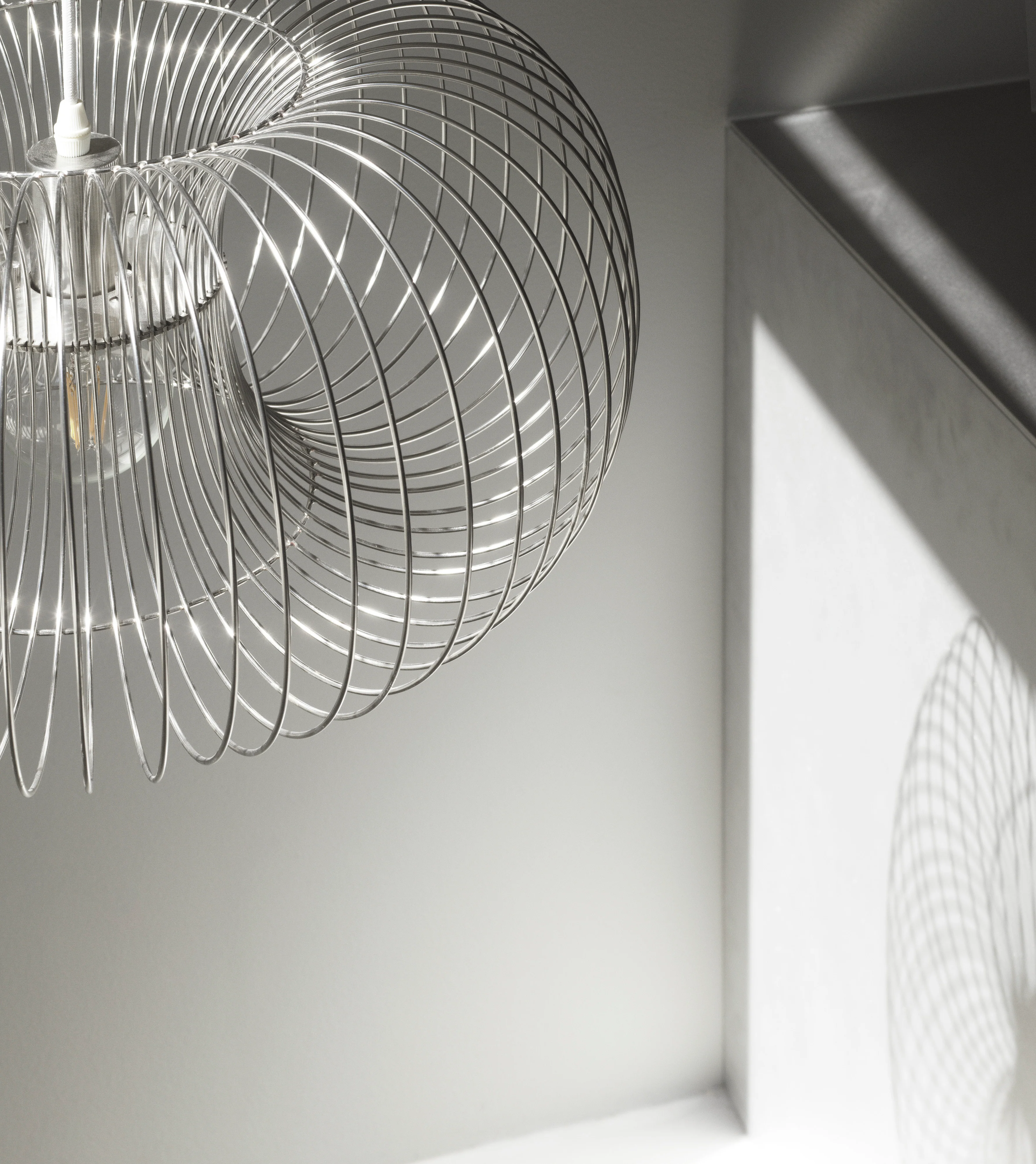 Lampa wisząca COIL stal nierdzewna - Image 9