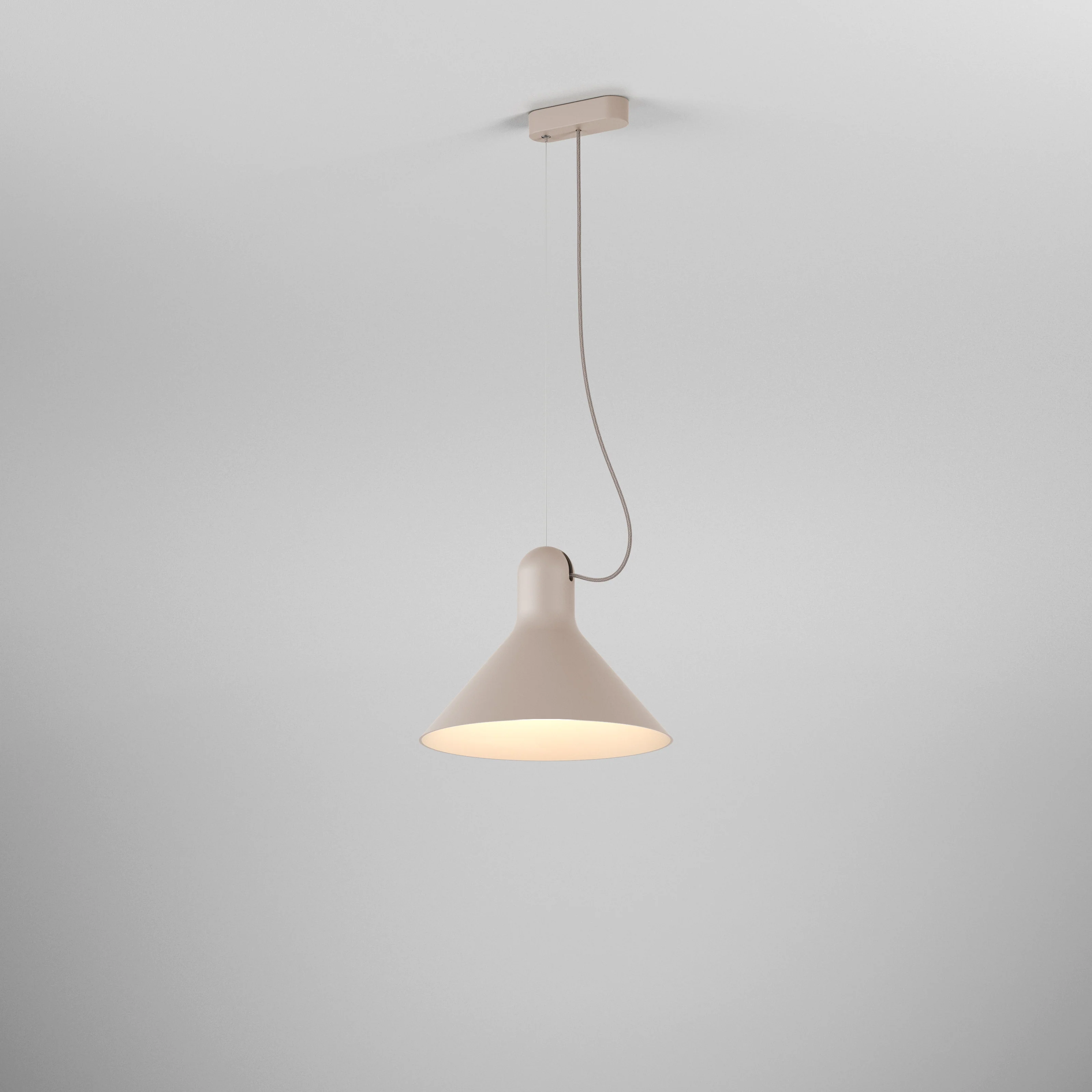 Lampa wisząca CONA beżowy taupe - Image 3