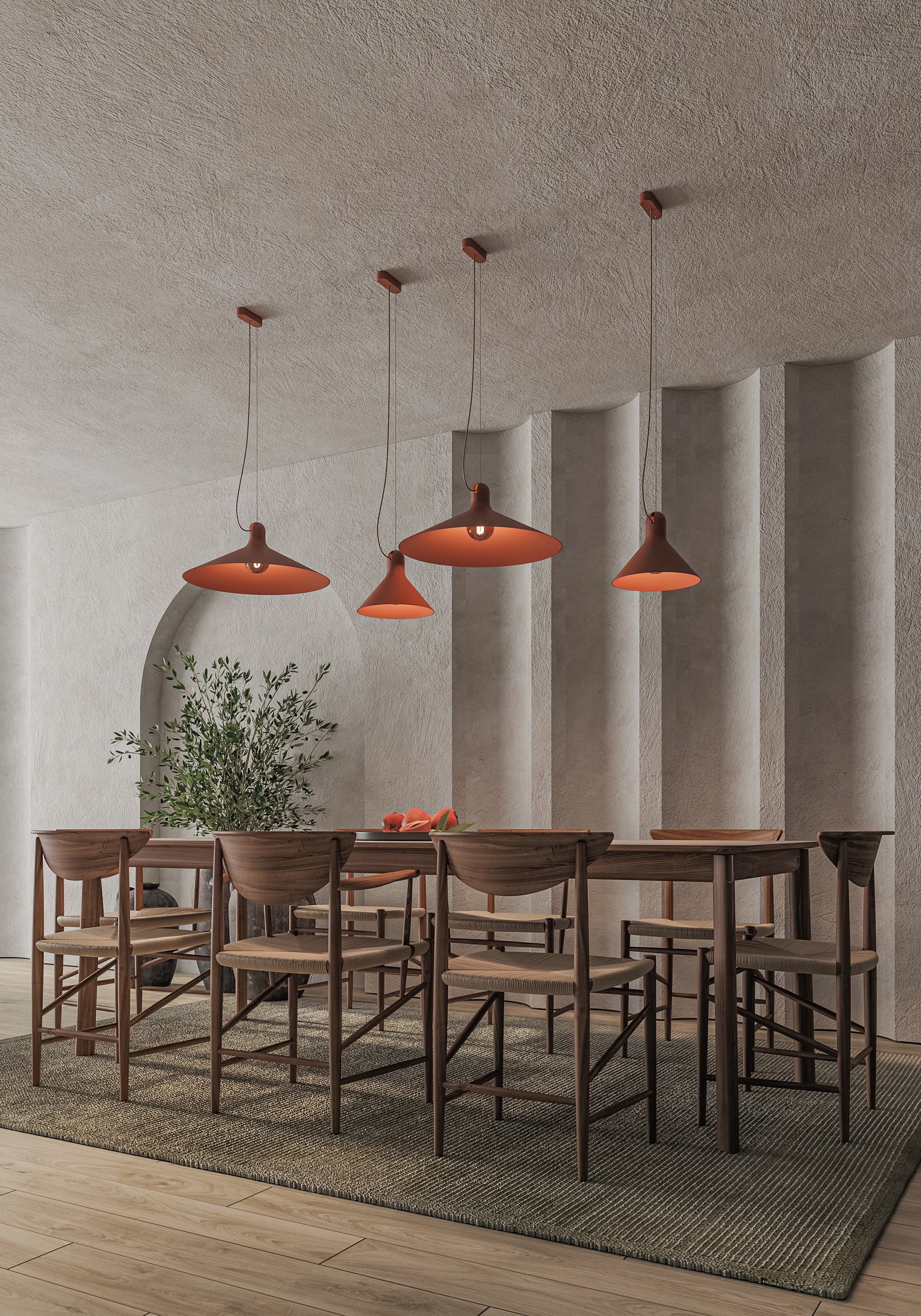 Lampa wisząca CONA terakota - Image 2