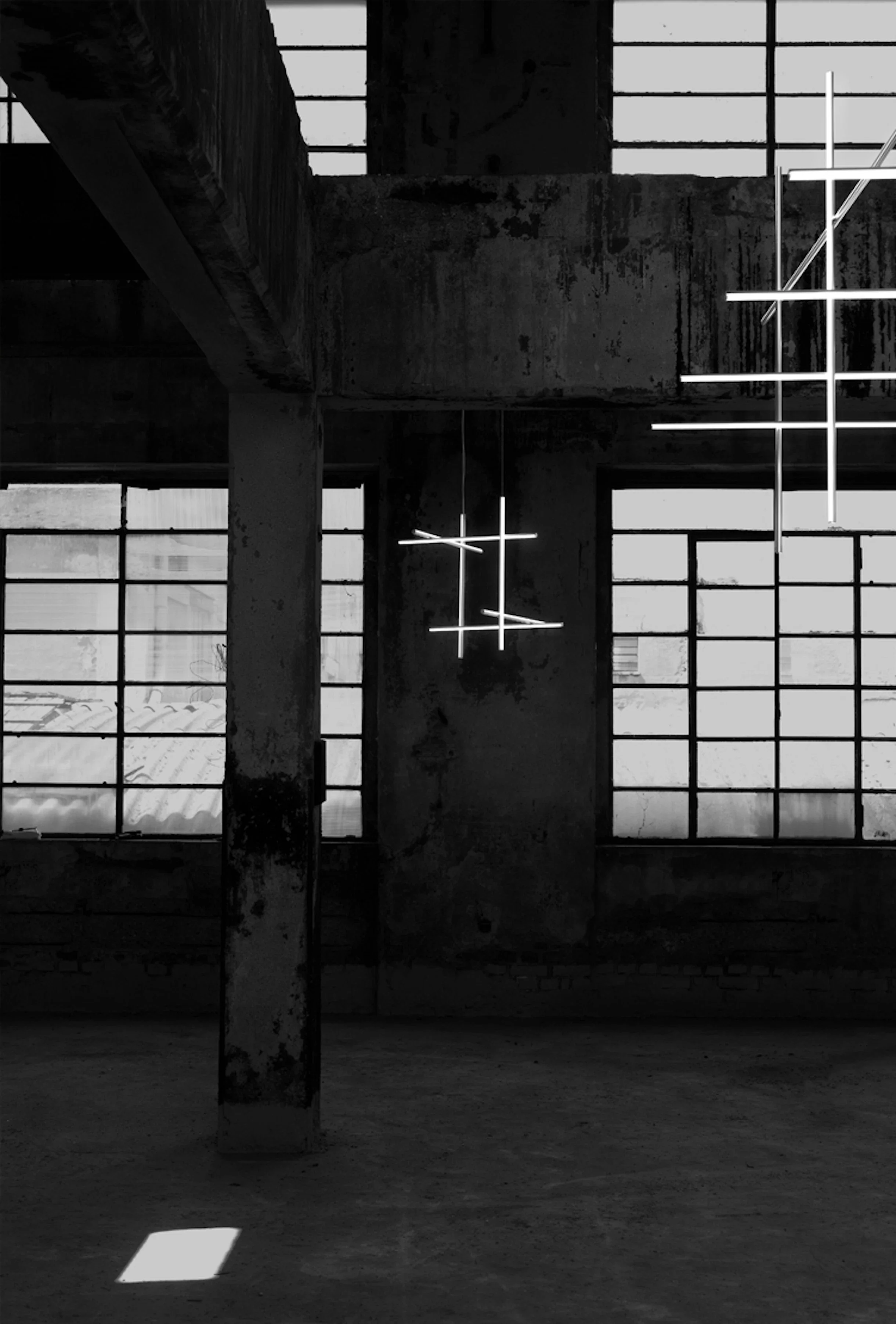 Lampa wisząca COORDINATES 3 CL III srebrny - Image 3