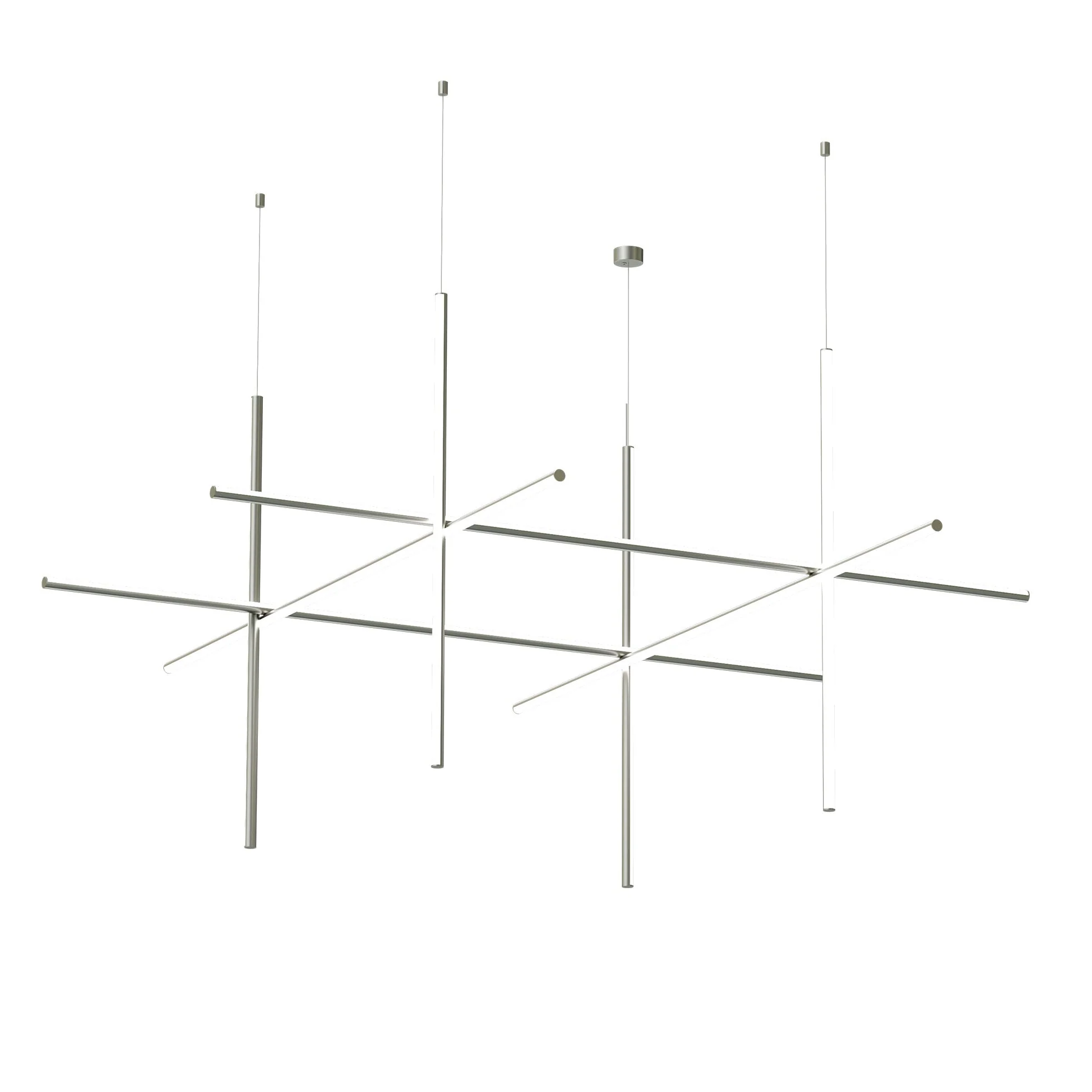 Lampa wisząca COORDINATES 4 CL III srebrny