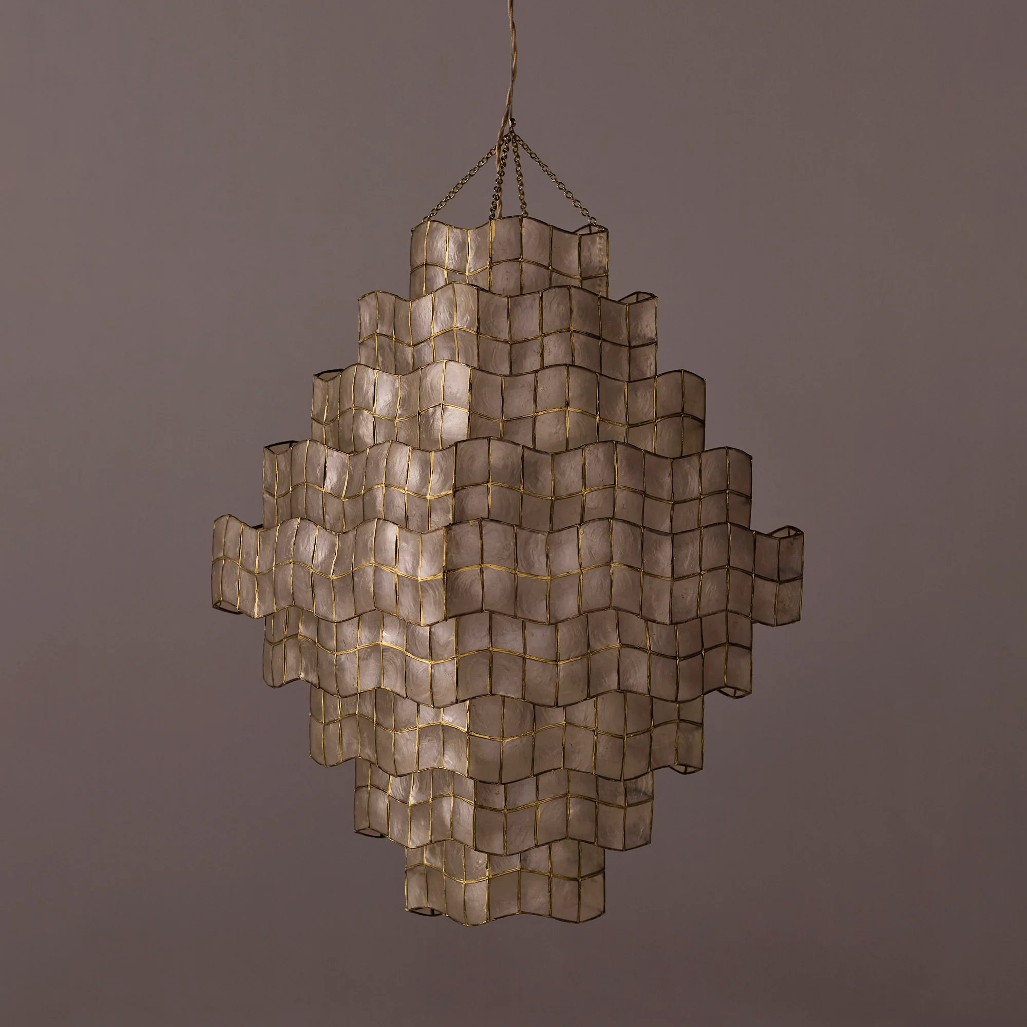 Lampa wisząca CORNELIA muszle Capiz - Image 3
