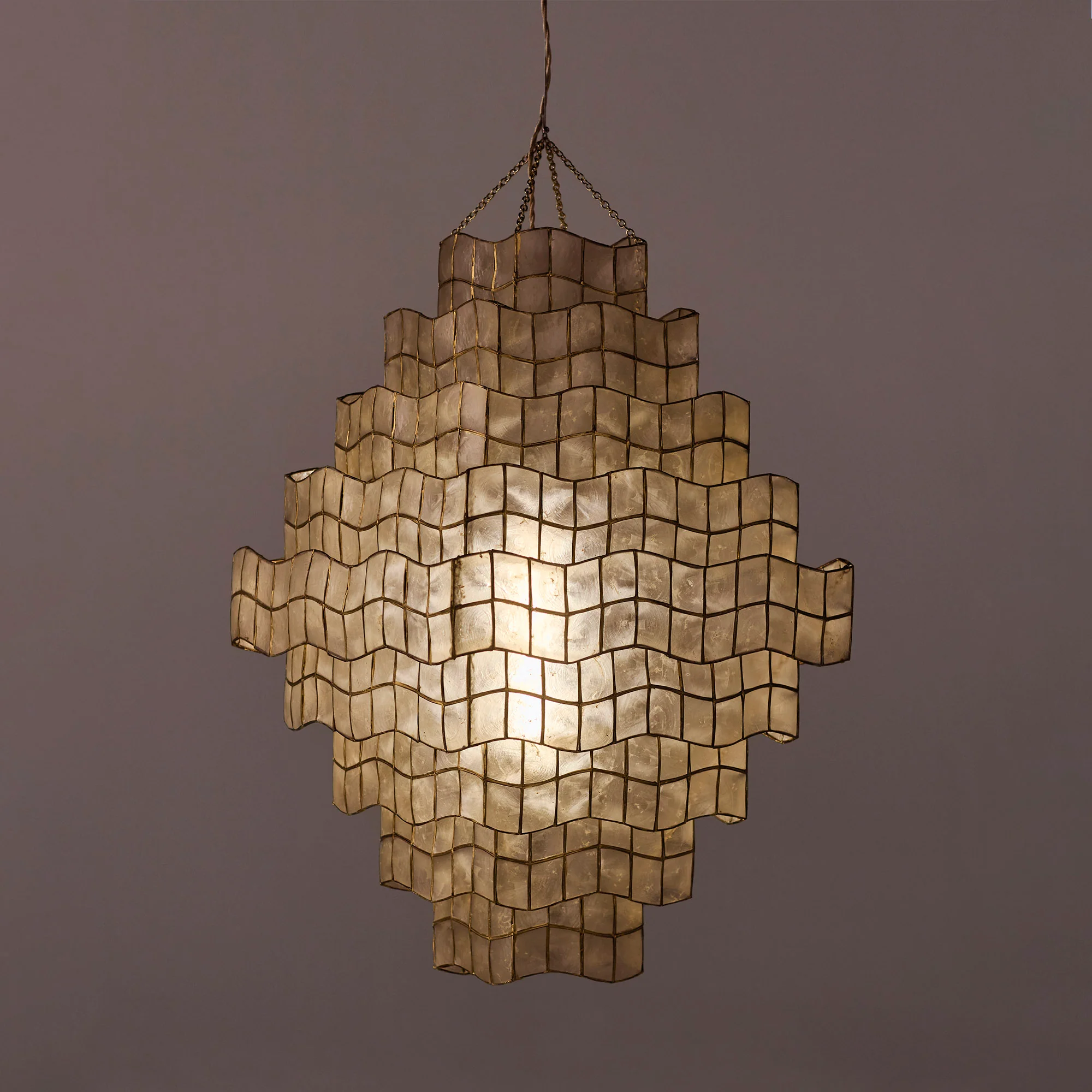 Lampa wisząca CORNELIA muszle Capiz - Image 4