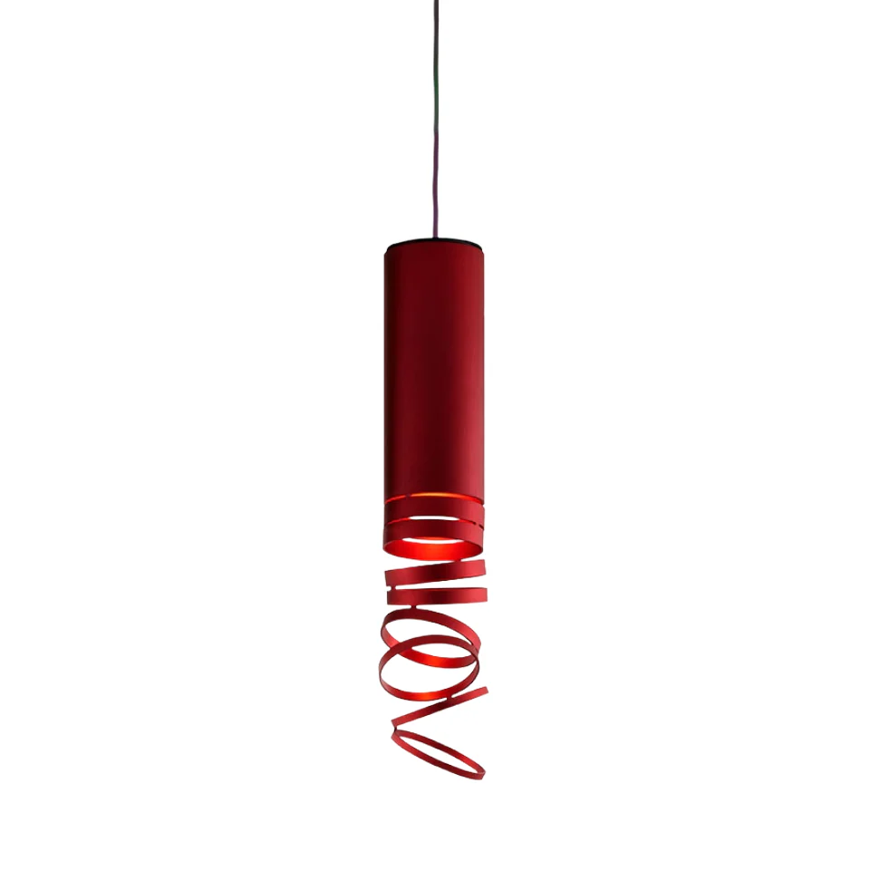 Lampa wisząca DECOMPOSE czerwony