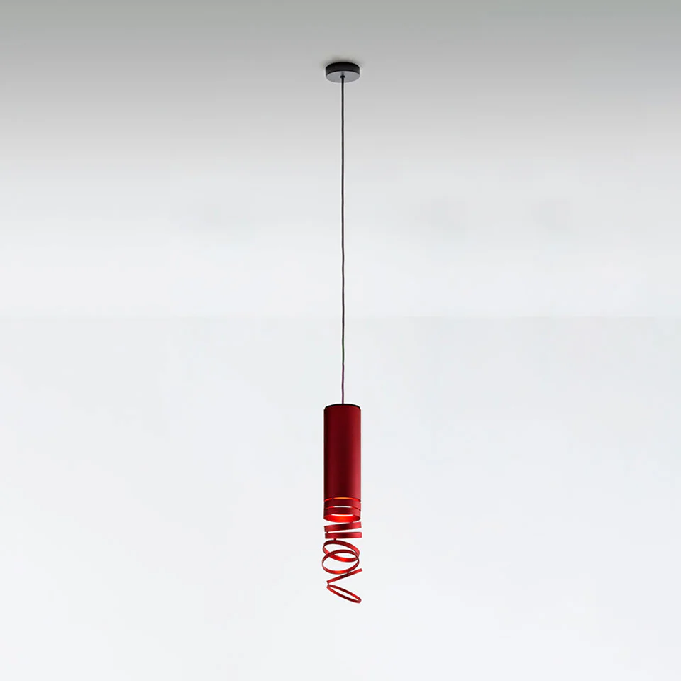 Lampa wisząca DECOMPOSE czerwony - Image 3