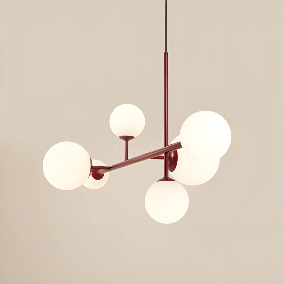Lampa wisząca DIONE HEXA czerwony - Image 3