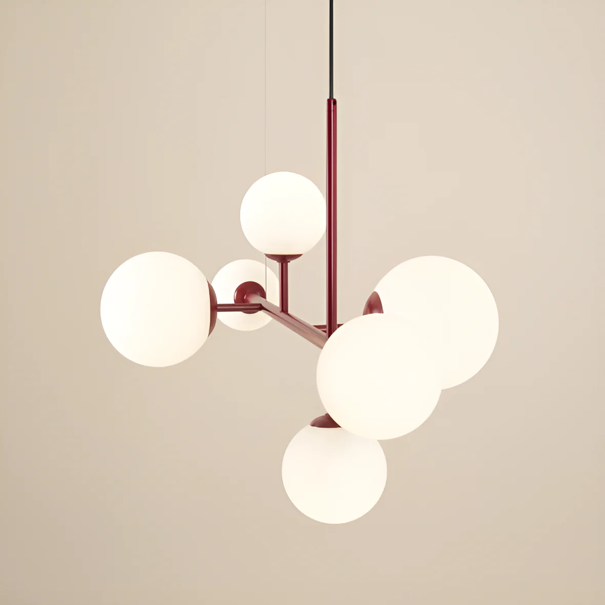 Lampa wisząca DIONE HEXA czerwony - Image 4
