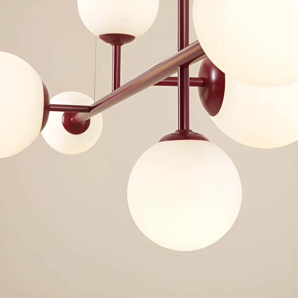 Lampa wisząca DIONE HEXA czerwony - Image 5