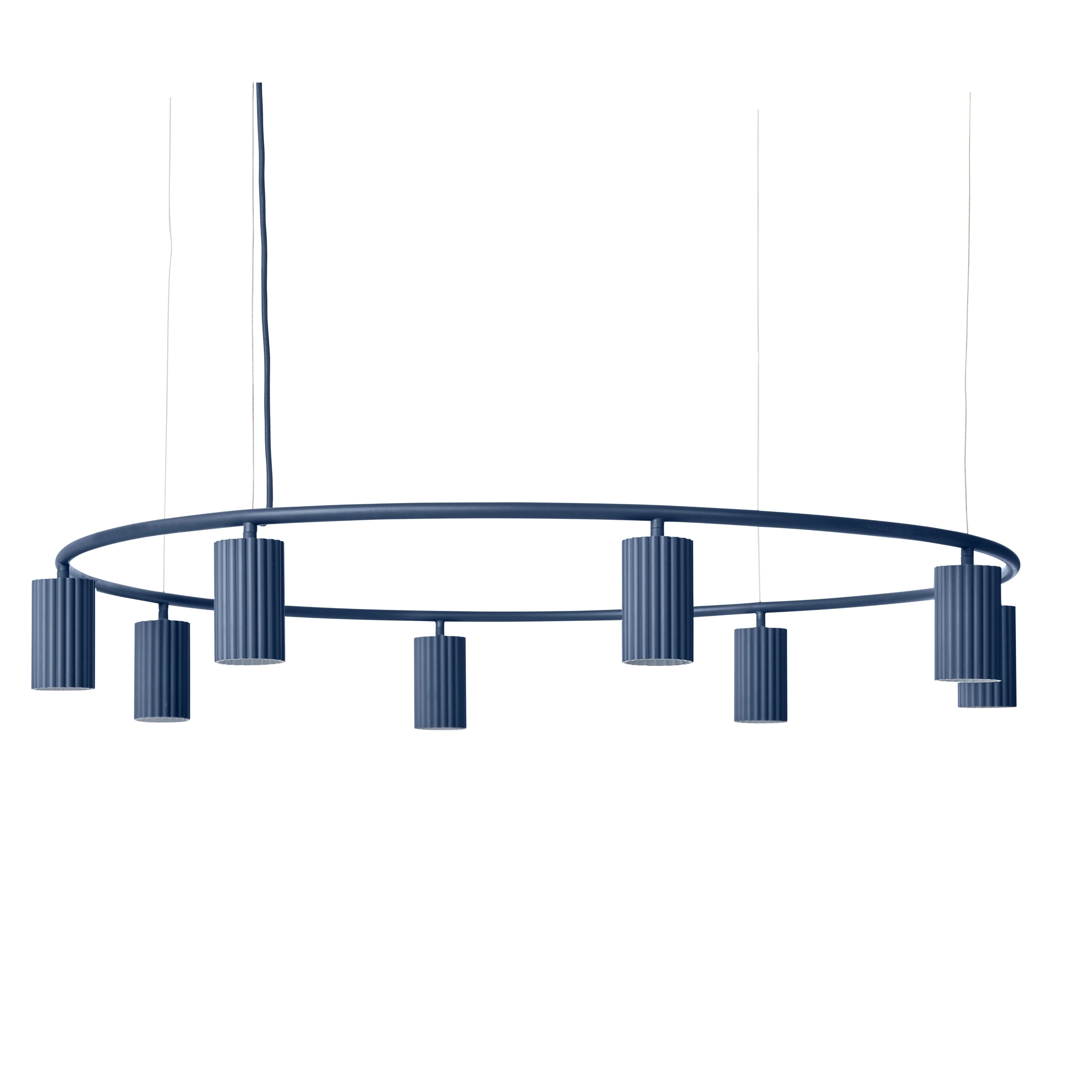 Lampa wisząca DONNA CIRCLE niebieski