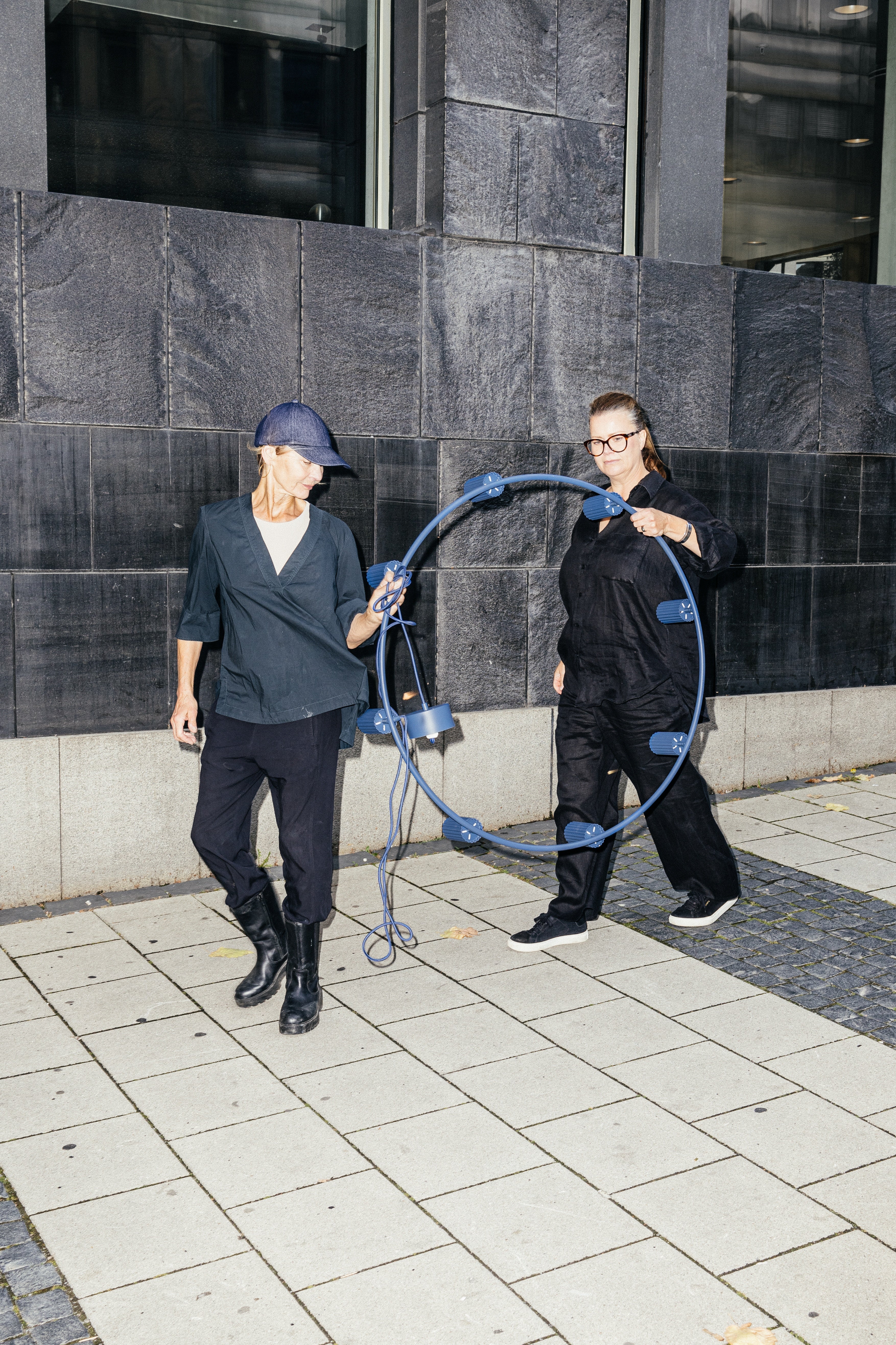 Lampa wisząca DONNA CIRCLE niebieski - Image 3