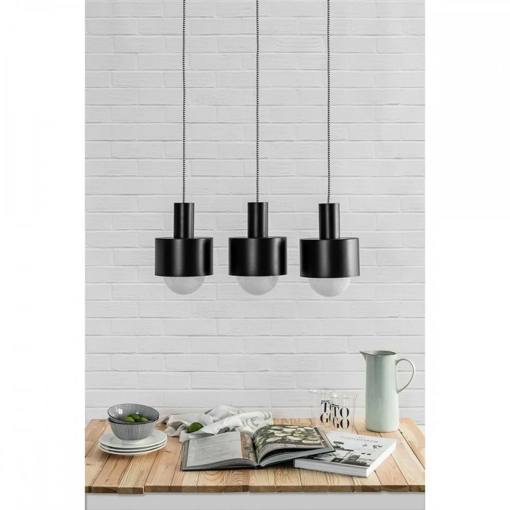Lampa wisząca ENKEL 3P czarny - Image 2