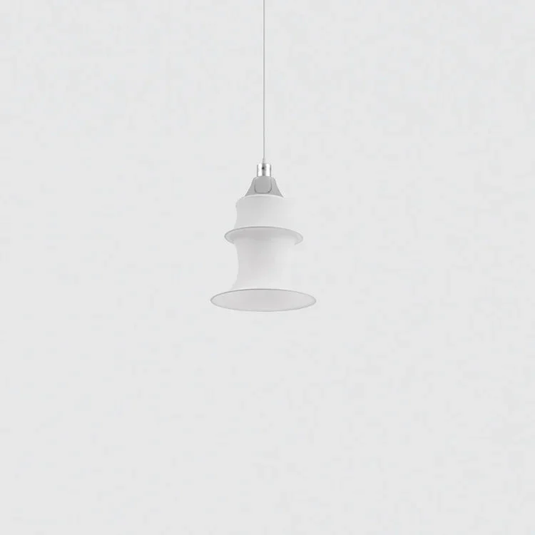 Lampa wisząca FALKLAND biała tkanina - Image 6