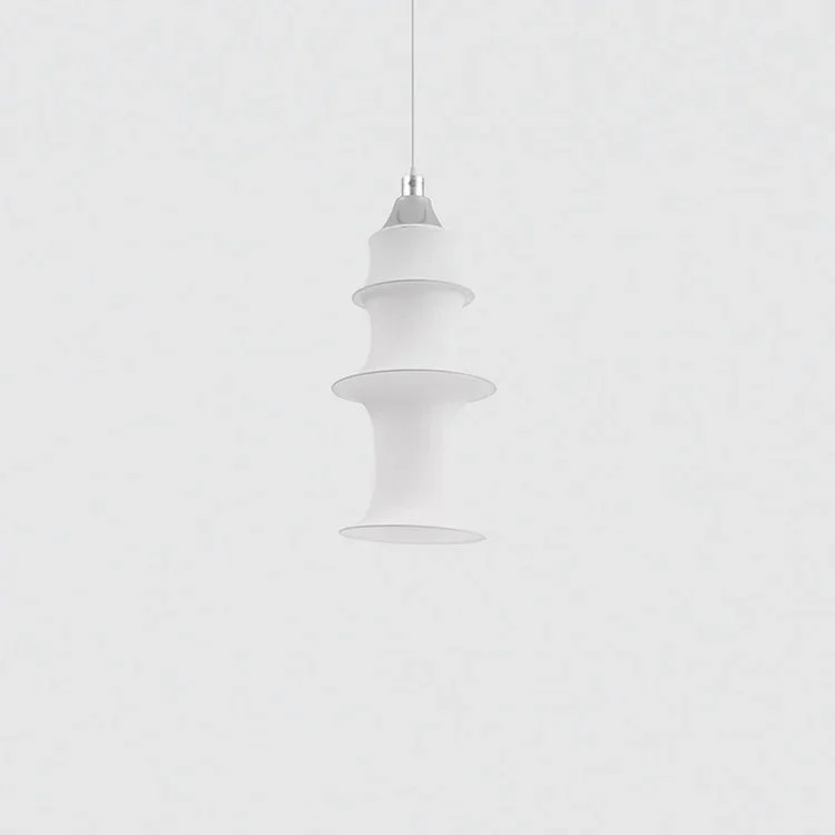 Lampa wisząca FALKLAND biała tkanina - Image 7