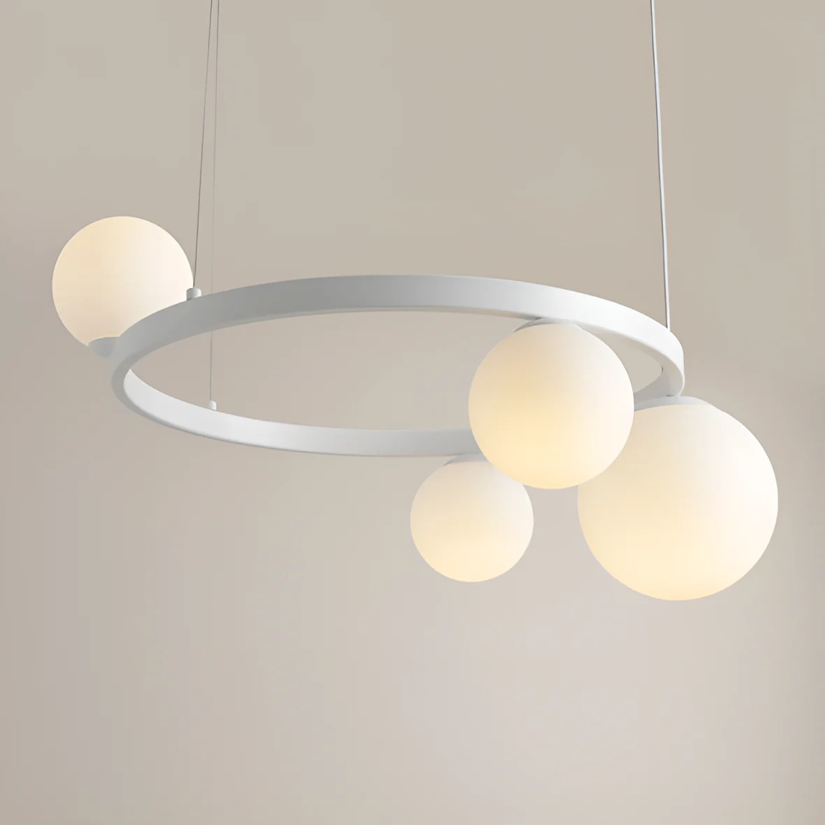 Lampa wisząca GARDA QUATRO RING biały - Image 5
