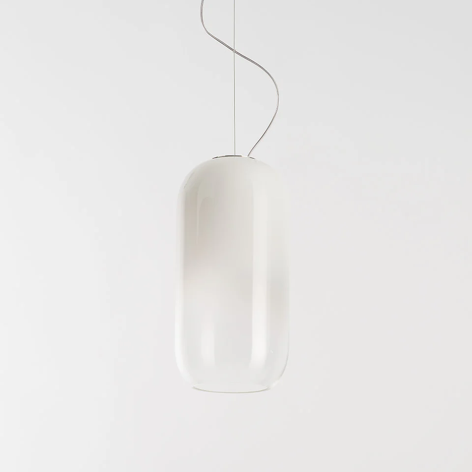 Lampa wisząca GOPLE biały ze srebrnym wykończeniem - Image 3