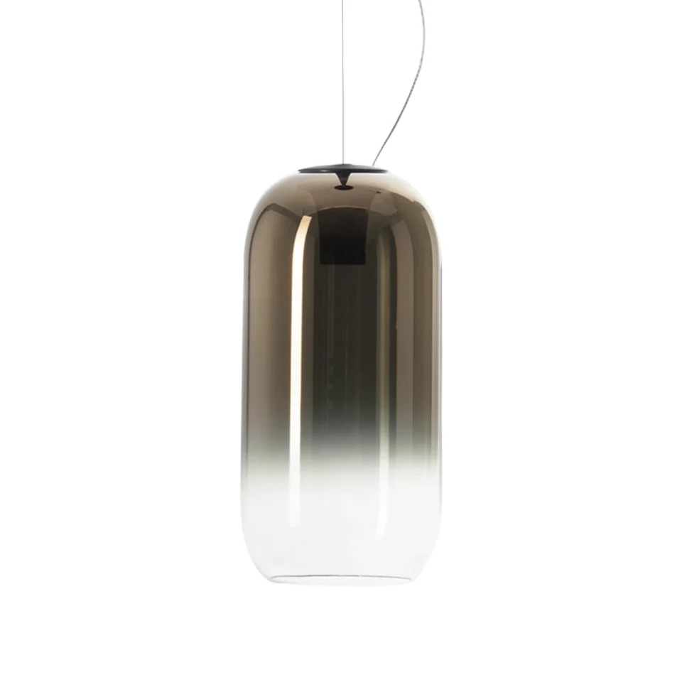 Lampa wisząca GOPLE brązowy z czarnym wykończeniem