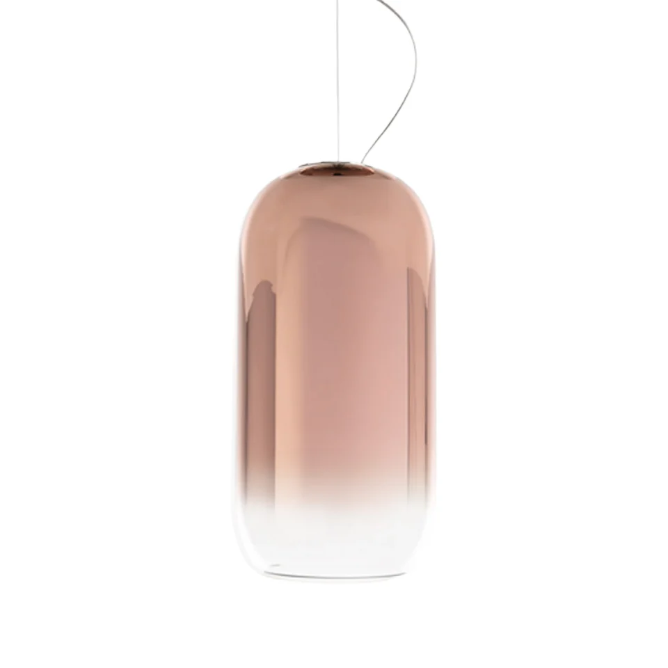 Lampa wisząca GOPLE miedziany z czarnym wykończeniem
